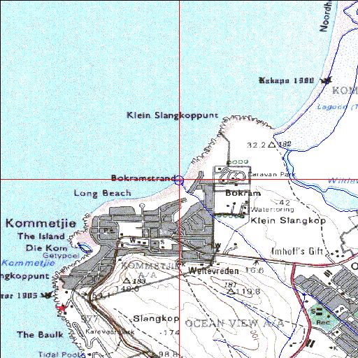 Bokramspruit Temporarily open/closed estuary.