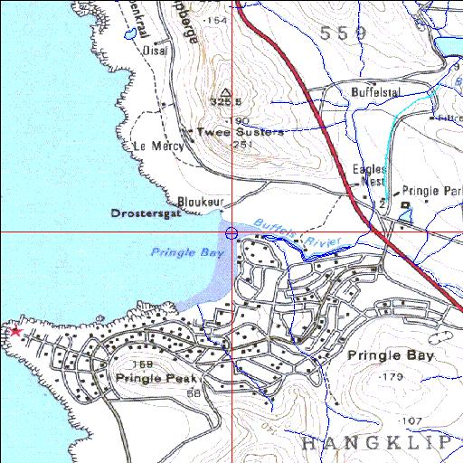 Buffels (Buffels-Oos) Temporarily open/closed estuary.