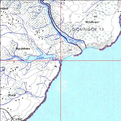 Cebe Temporarily open/closed estuary.