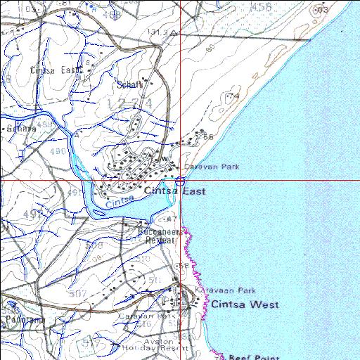 Cintsa Temporarily open/closed estuary.