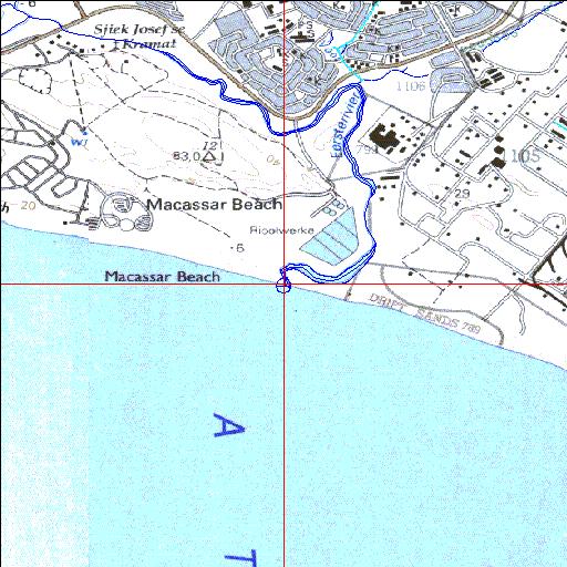 Eerste Temporarily open/closed estuary.