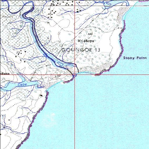 Gqunqe Temporarily open/closed estuary.