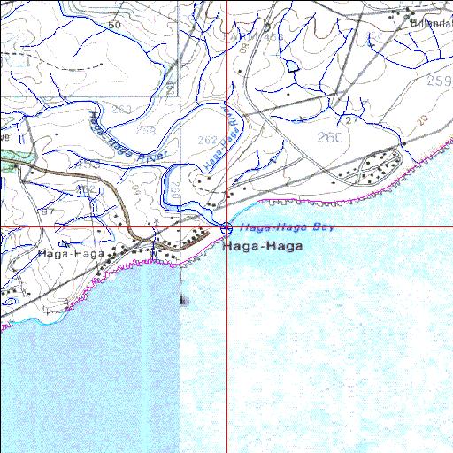 Haga-Haga Temporarily open/closed estuary.