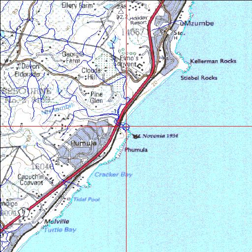 Intshambili Temporarily open/closed estuary.