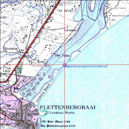 Keurbooms Permanently open estuary.