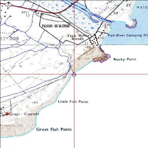 Klein Palmiet Temporarily open/closed estuary.