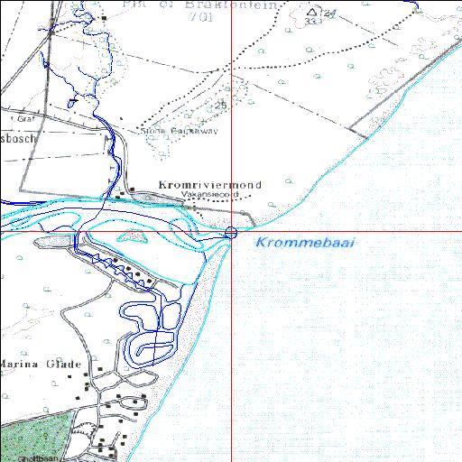 Kromme Permanently open estuary.