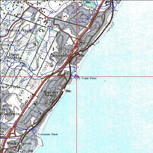 Little Manzimtoti Temporarily open/closed estuary.