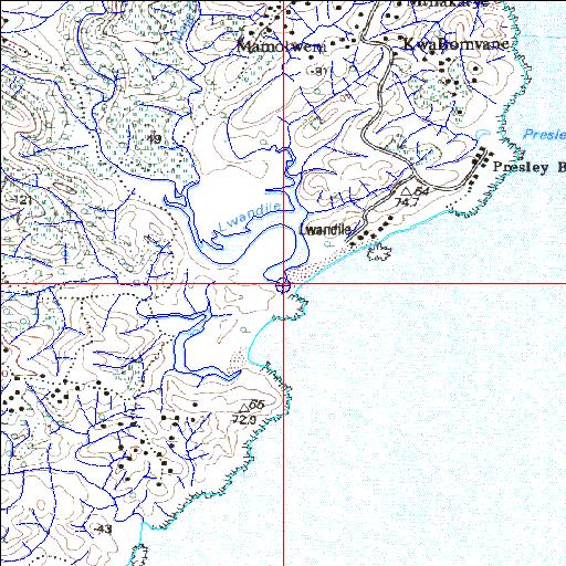 Lwandile Temporarily open/closed estuary.