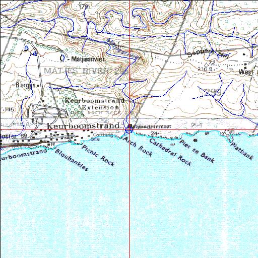 Matjies Temporarily open/closed estuary.