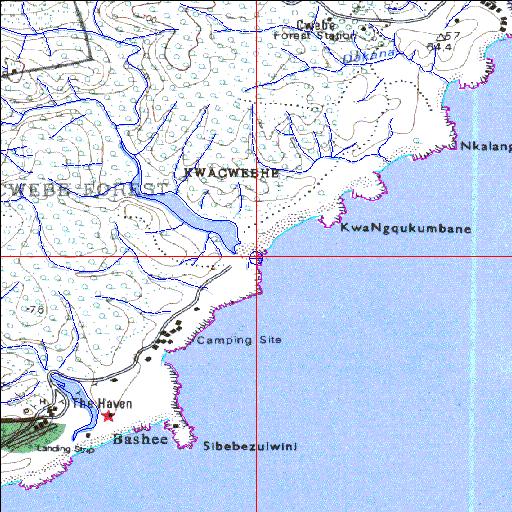 Mbhanyana (Ku-Bhula) Temporarily open/closed estuary.