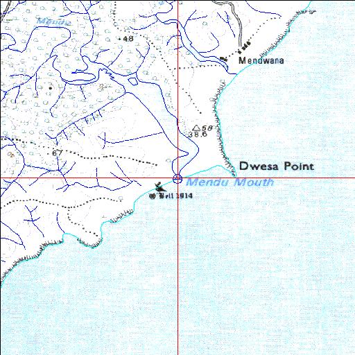 Mendu Temporarily open/closed estuary.