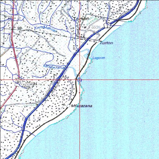 Mfazazana Temporarily open/closed estuary.