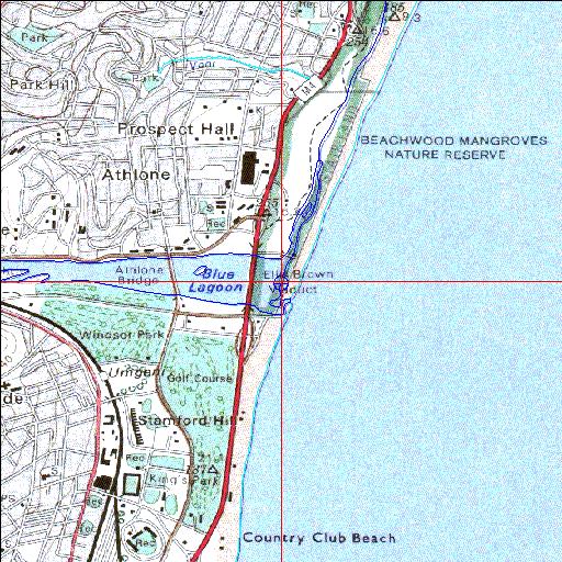 Mgeni Temporarily open/closed estuary.