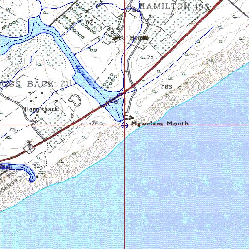 Mgwalana Temporarily open/closed estuary.