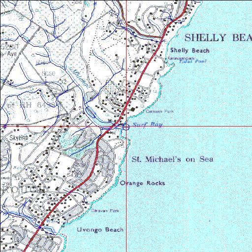 Mhlangeni Temporarily open/closed estuary.