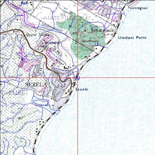 Mkumbane Temporarily open/closed estuary.