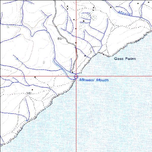 Mkweni Temporarily open/closed estuary.