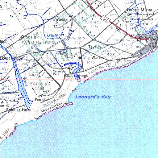 Mlele Temporarily open/closed estuary.