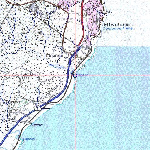 Mnamfu Temporarily open/closed estuary.