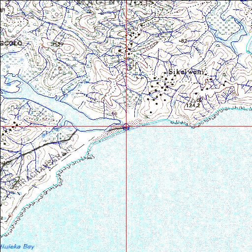 Mnenu Temporarily open/closed estuary.