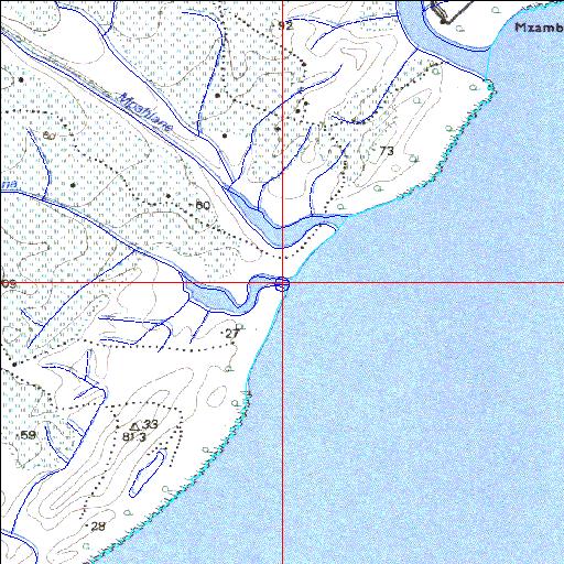 Mpahlanyana Temporarily open/closed estuary.