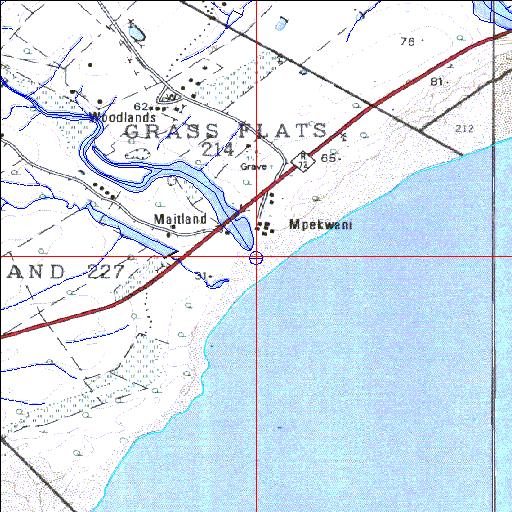 Mpekweni Temporarily open/closed estuary.