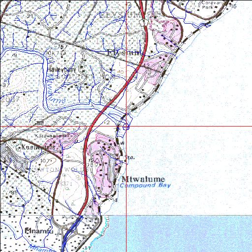 Mtwalume Temporarily open/closed estuary.