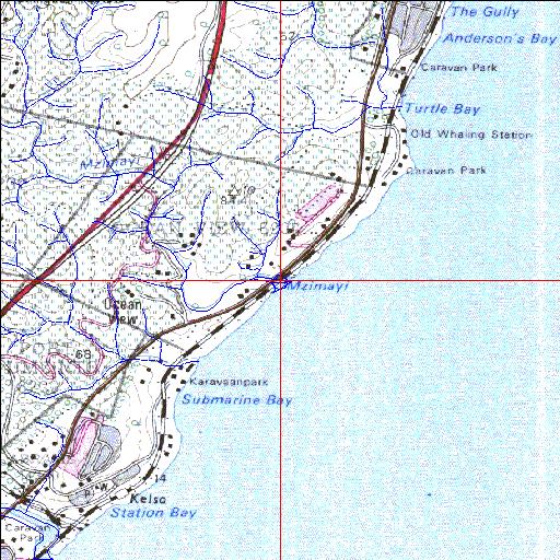 Mzimayi Temporarily open/closed estuary.