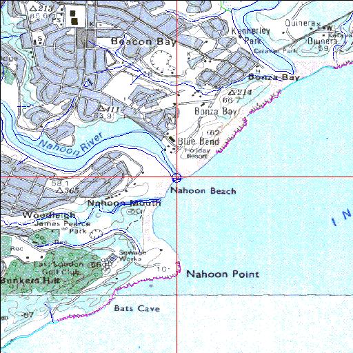 Nahoon Permanently open estuary.