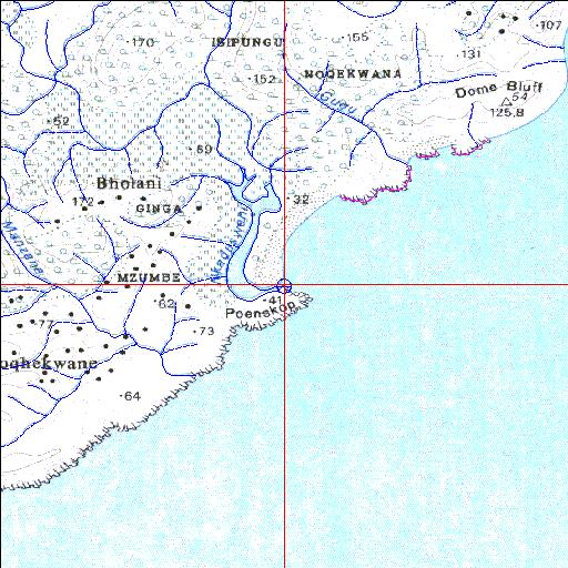 Nkodusweni Temporarily open/closed estuary.