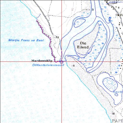 Olifants Permanently open estuary.