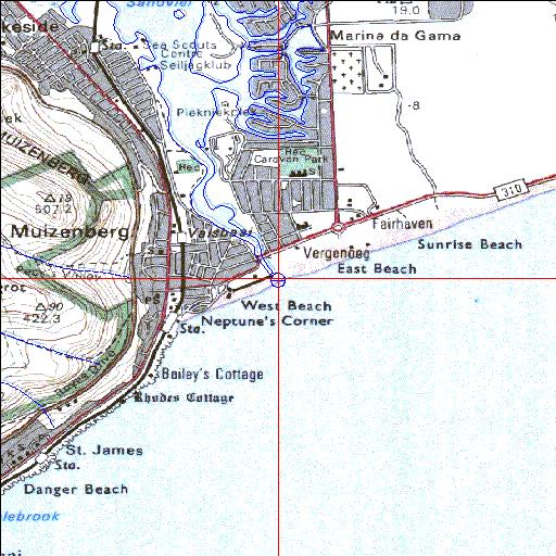 Sand Temporarily open/closed estuary.