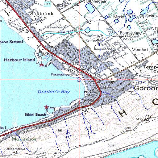 Sir Lowry's Pass Temporarily open/closed estuary.