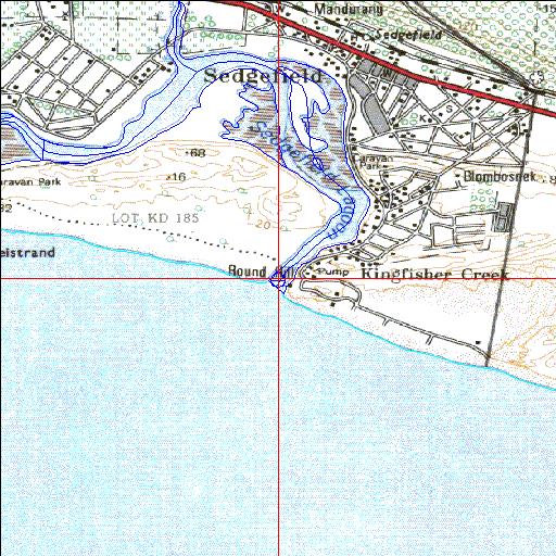 Swartvlei Estuarine lake system.