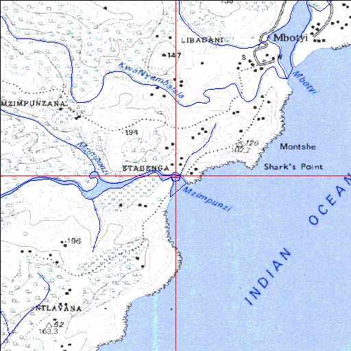 Umzimpunzi Temporarily open/closed estuary.