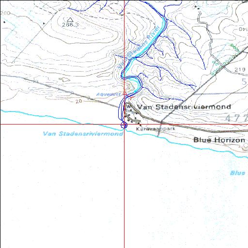 Van Stadens Temporarily open/closed estuary.