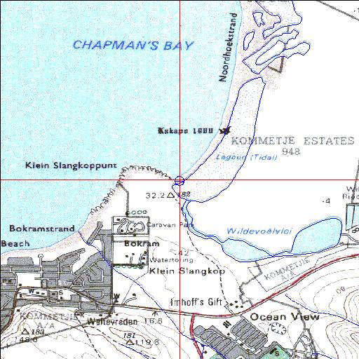 Wildevolvlei Temporarily open/closed estuary.